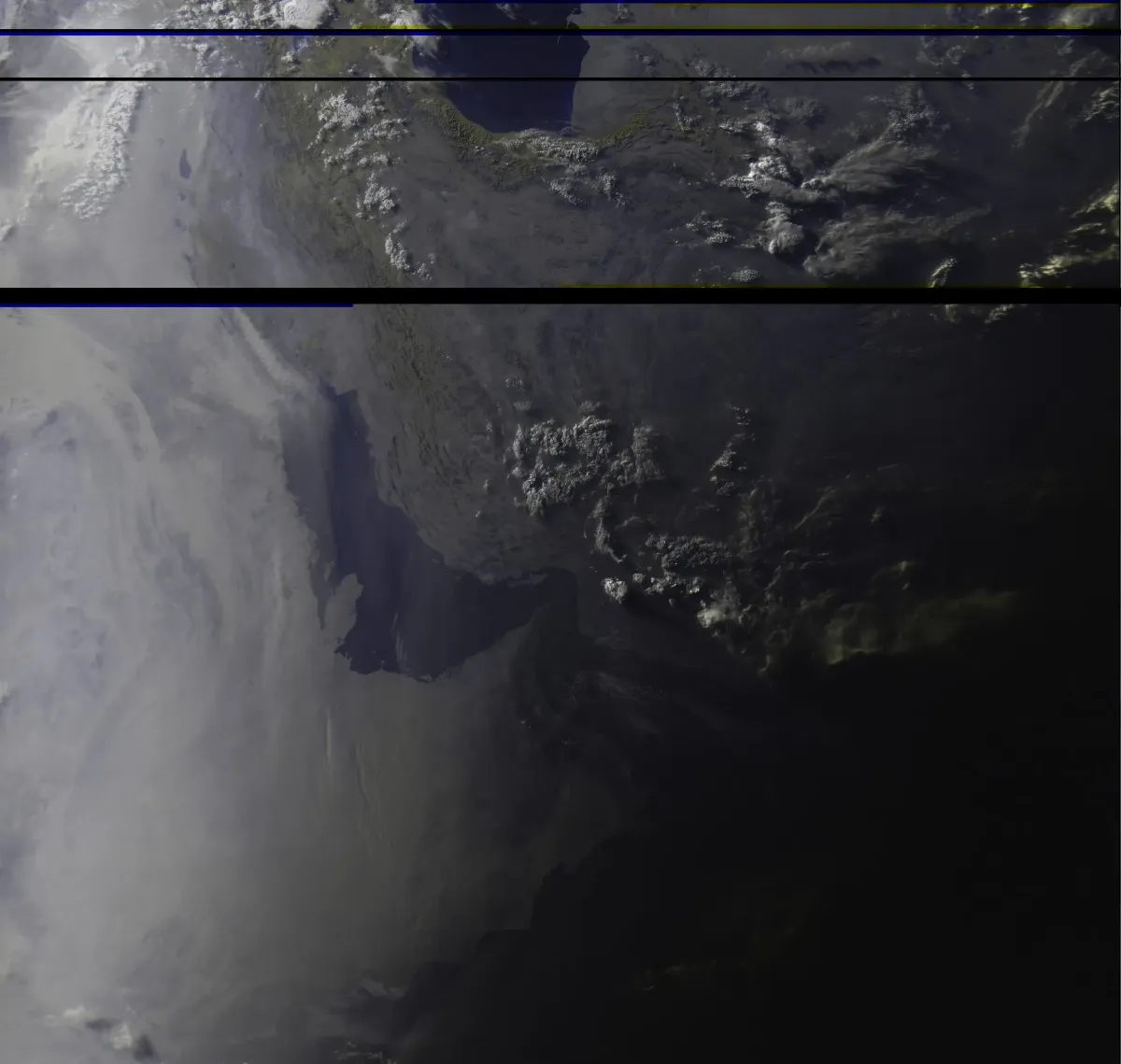 ۲۳ خرداد ۱۴۰۱، به غبار روی خلیج فارس دقت کنید، METEOR M2