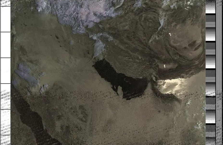 تصویر قبلی با False Color